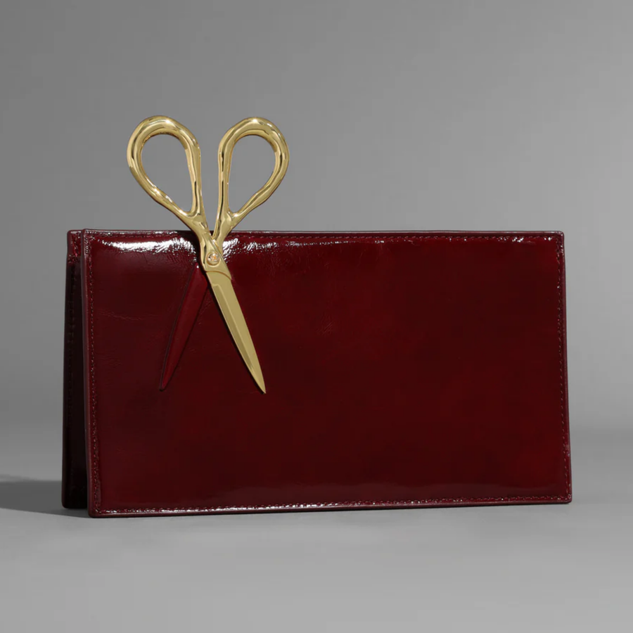 Merlot Petit Scissor Clutch