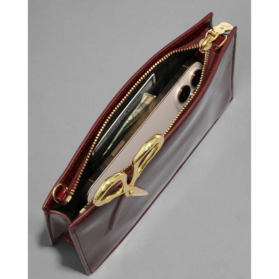 Merlot Petit Scissor Clutch