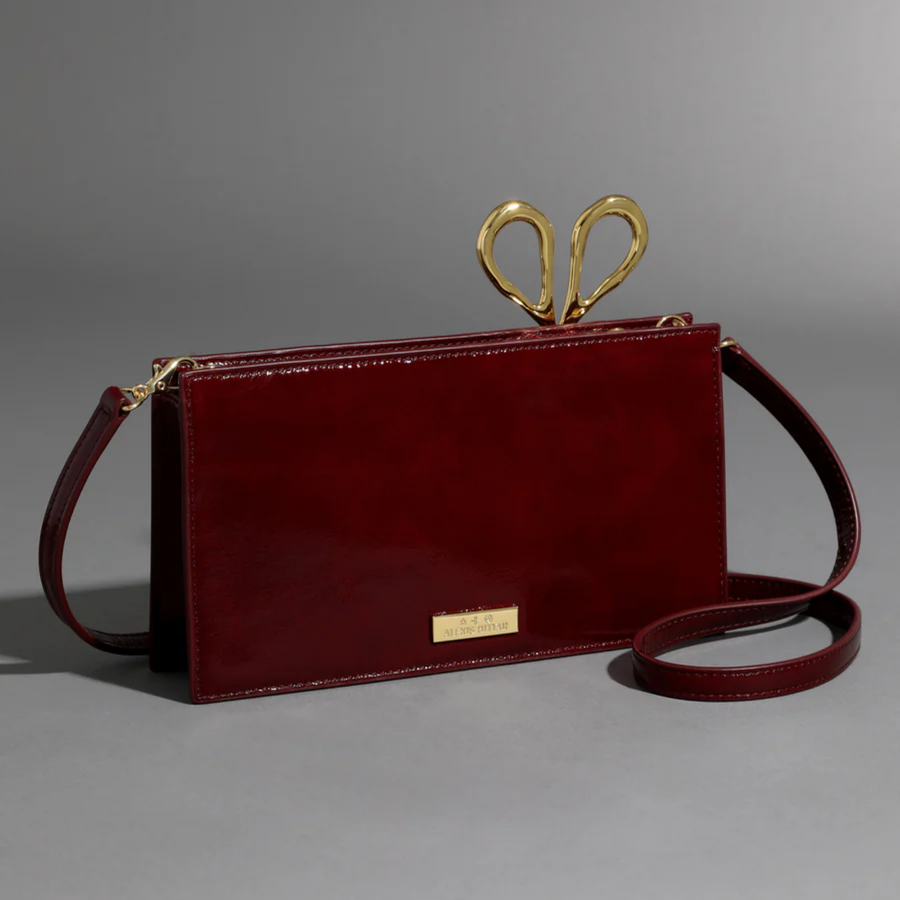Merlot Petit Scissor Clutch