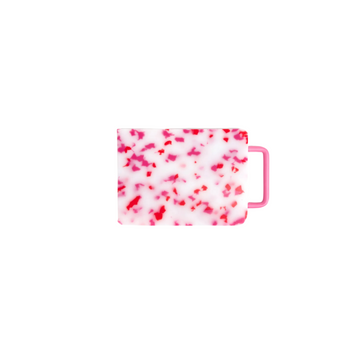 Pink/White Cutting Board- Small