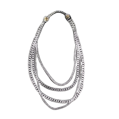 Silver Chains Madame Bold Necklace