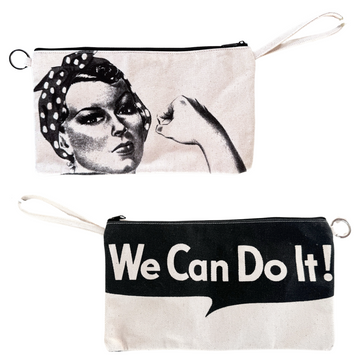 We can do it! Rosie long pouch clutch