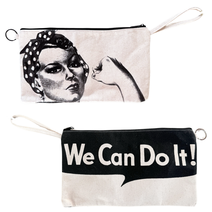 We can do it! Rosie long pouch clutch