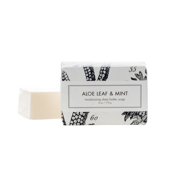 Aloe Leaf & Mint - Shea Butter Soap
