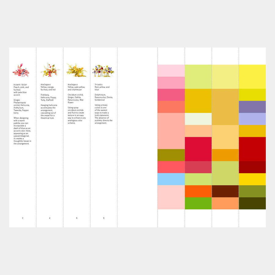 Flower color theory book