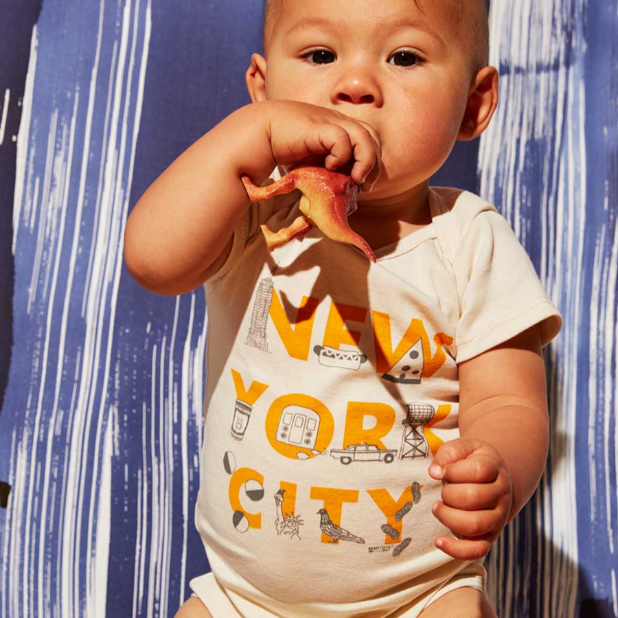 NYC Font Baby One-Piece (6-12 mo)