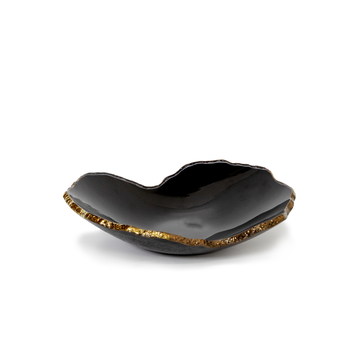 Mini mapa preto topo bowl- bronze