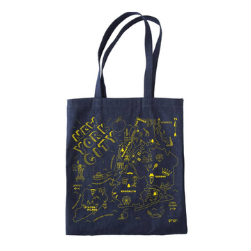 NEW YORK CITY DENIM TOTE