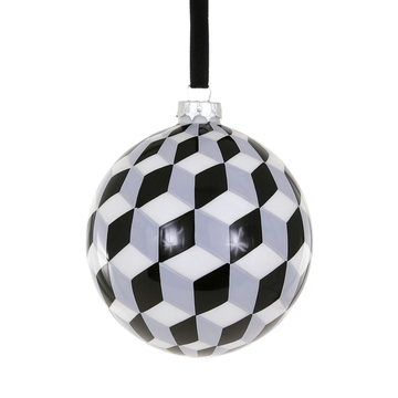 TUMBLING BLOCK BAUBLE ORNAMENT