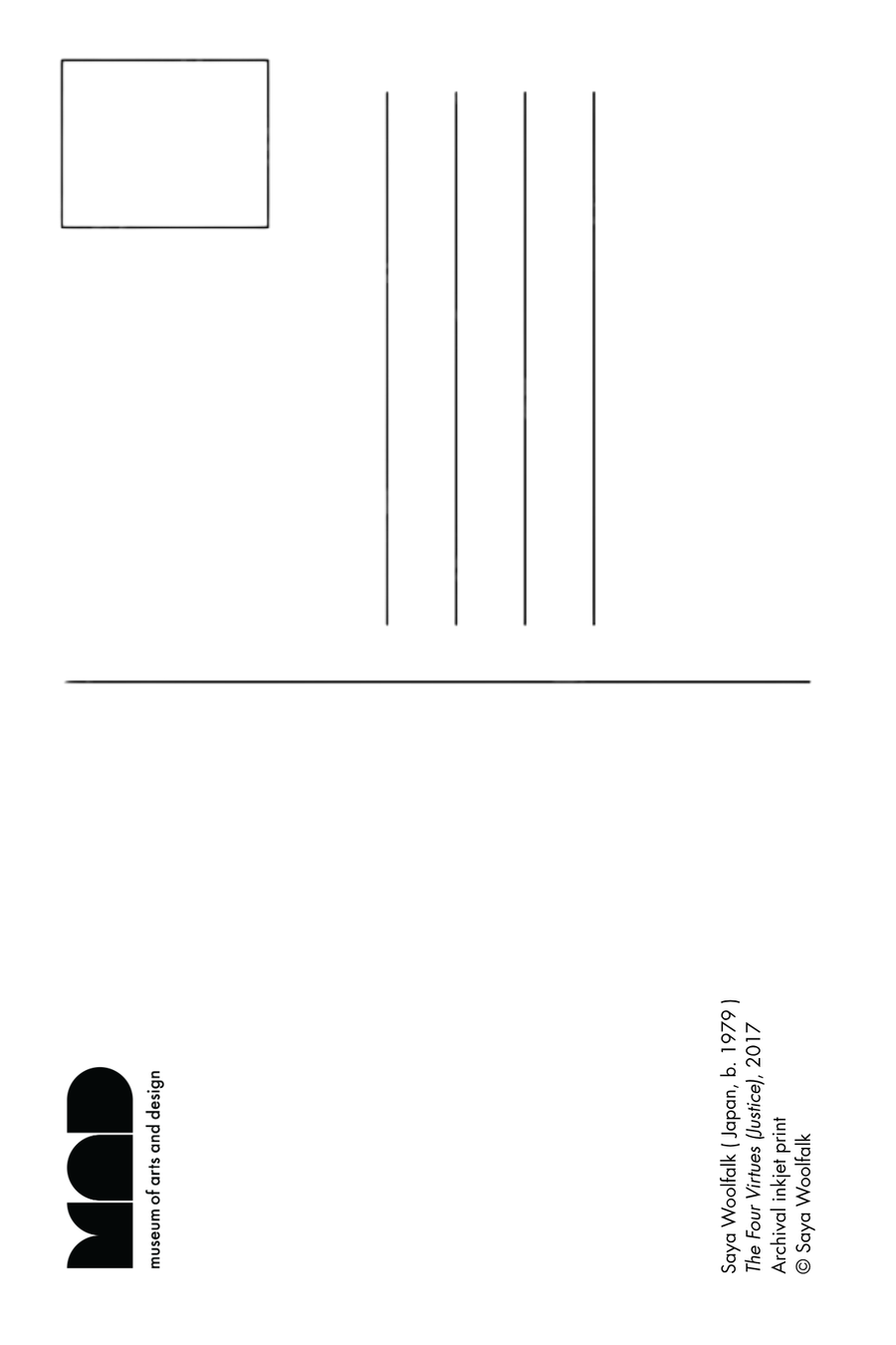 Saya Woolfalk Postcard 3 - Justice
