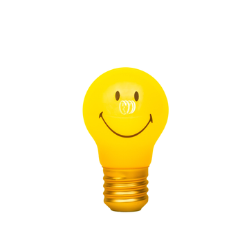 Rechargeable Smiley® Cordless Lightbulb lamp
