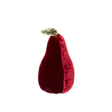 Medium Velvet Pear - Red