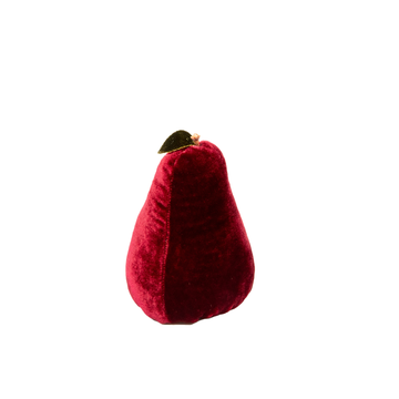 Small Velvet Pear - Red