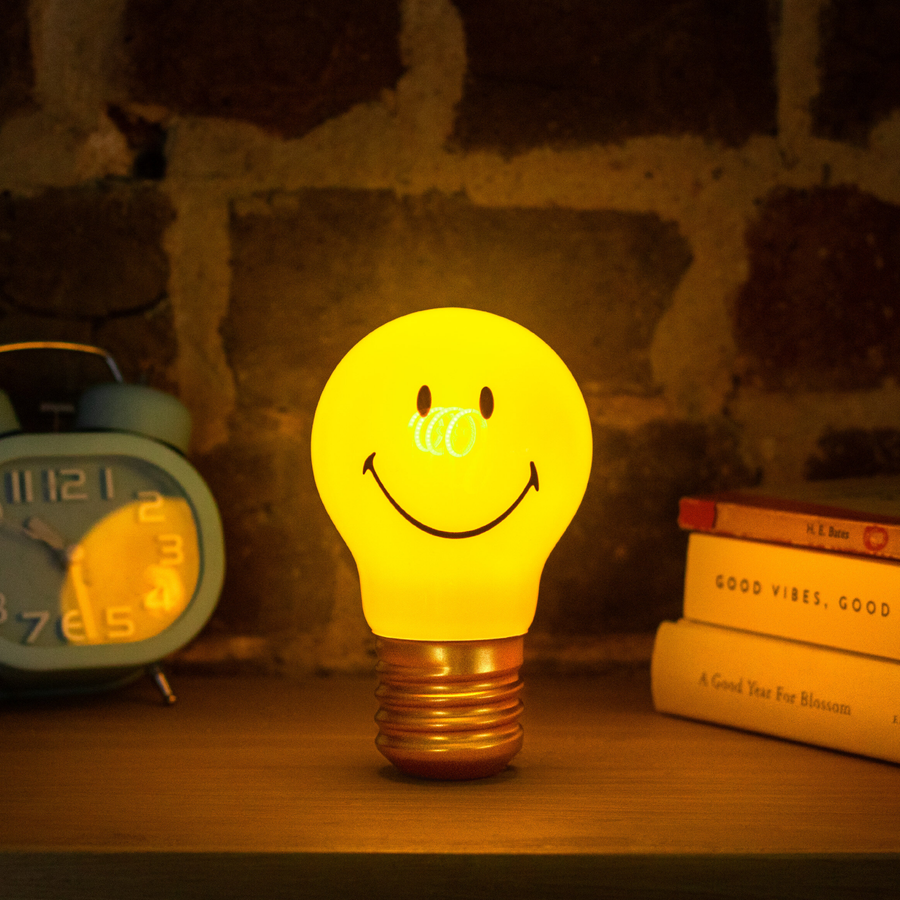 Rechargeable Smiley® Cordless Lightbulb lamp