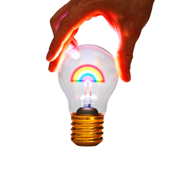 rechargeable Rainbow Cordless Lightbulb lamp
