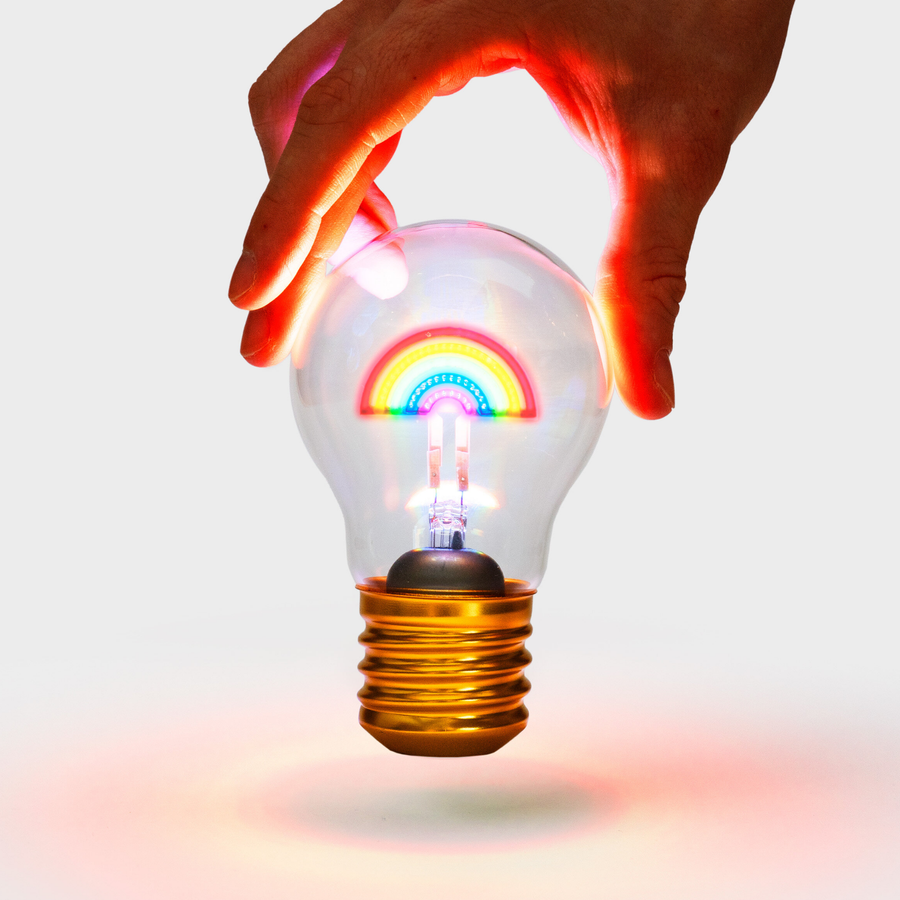 rechargeable Rainbow Cordless Lightbulb lamp