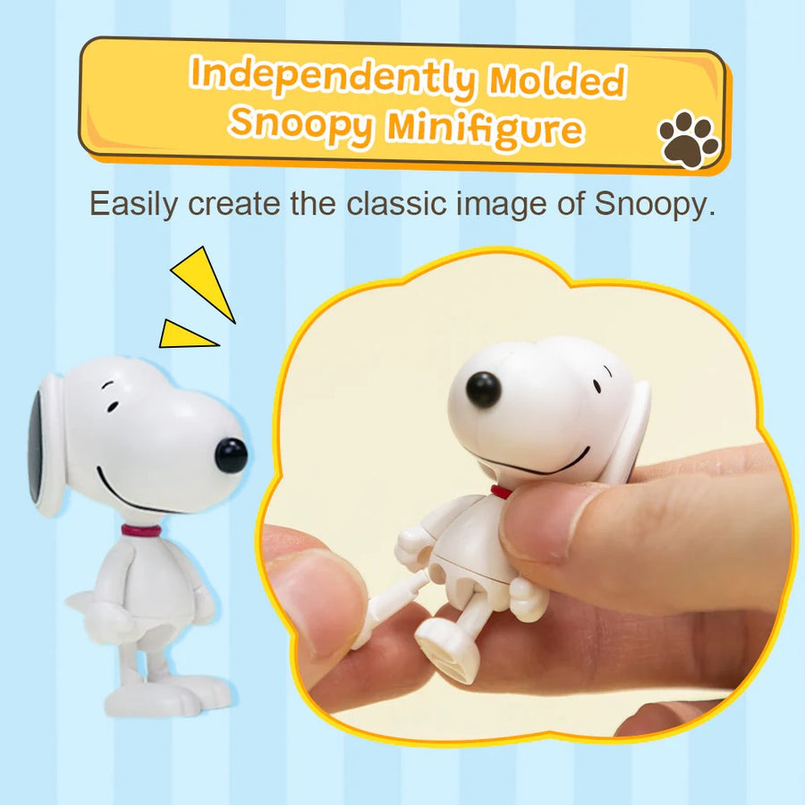 Snoopy Wooden DIY Kit· School Bus·3D