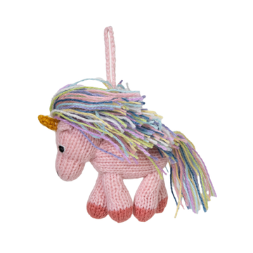 Unicorn Ornament - Pink