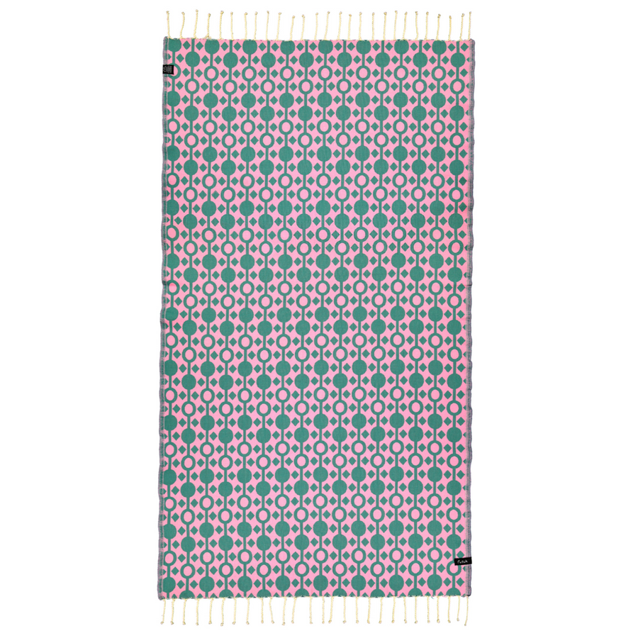 Amazonica Pink Beach Towel