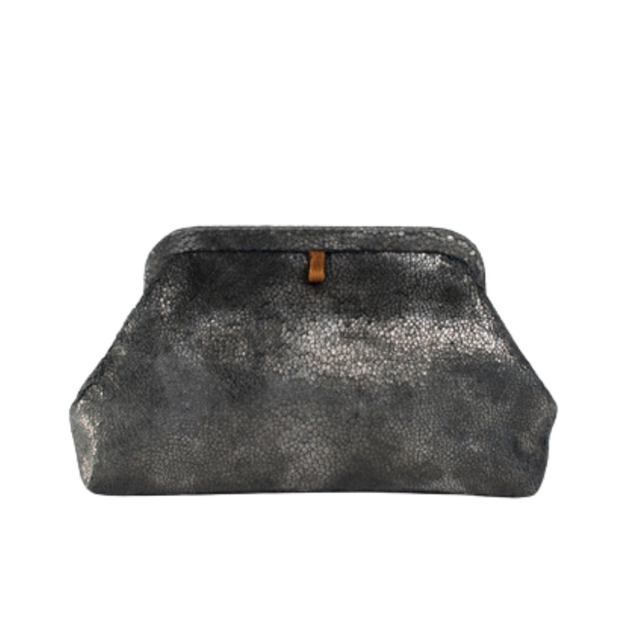 Liette Woven Textile - Gunmetal