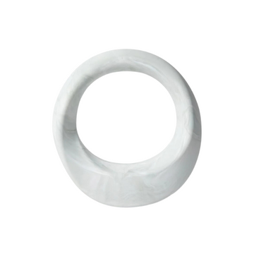 Swirl 7lb Weight - White Marble