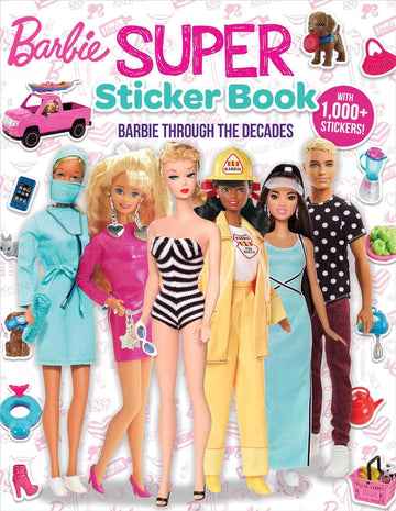 Barbie Through the Decades Super Sticker Book