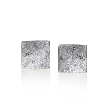 Palladium Ice Earring - SM