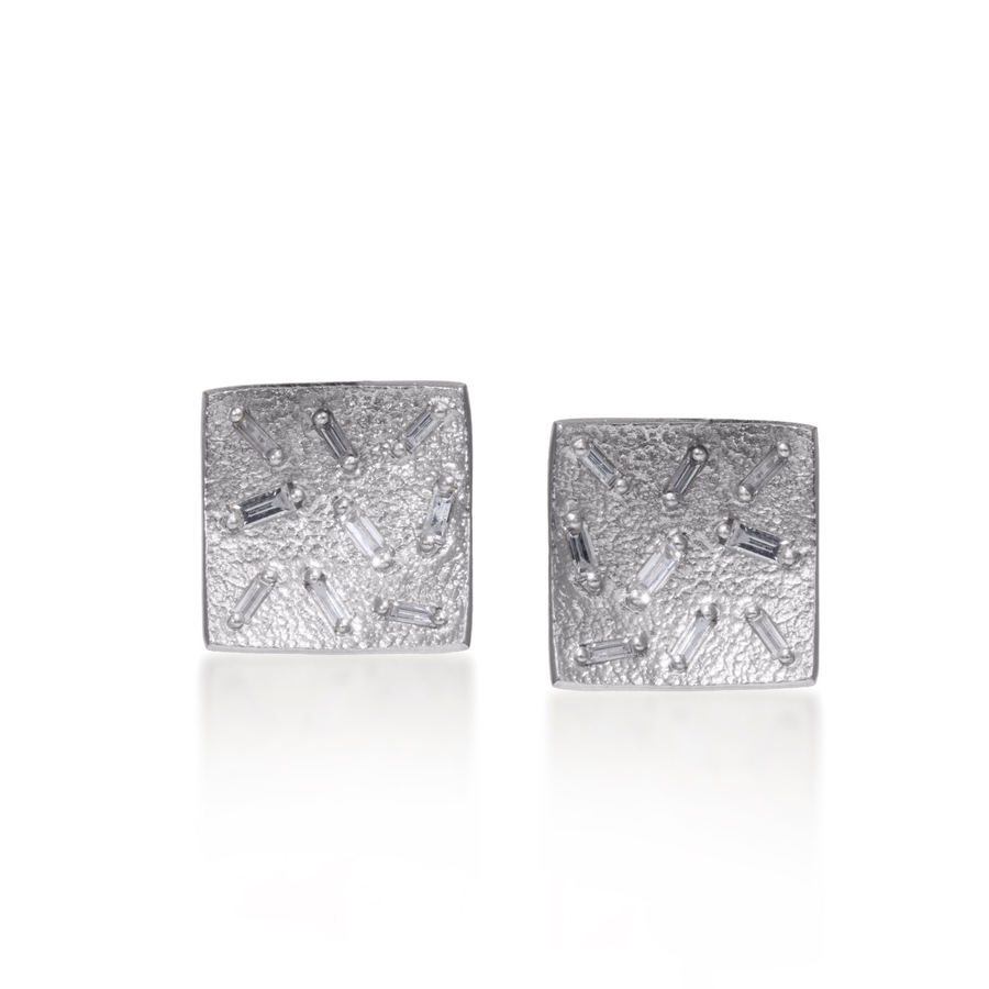 Palladium Ice Earring - SM
