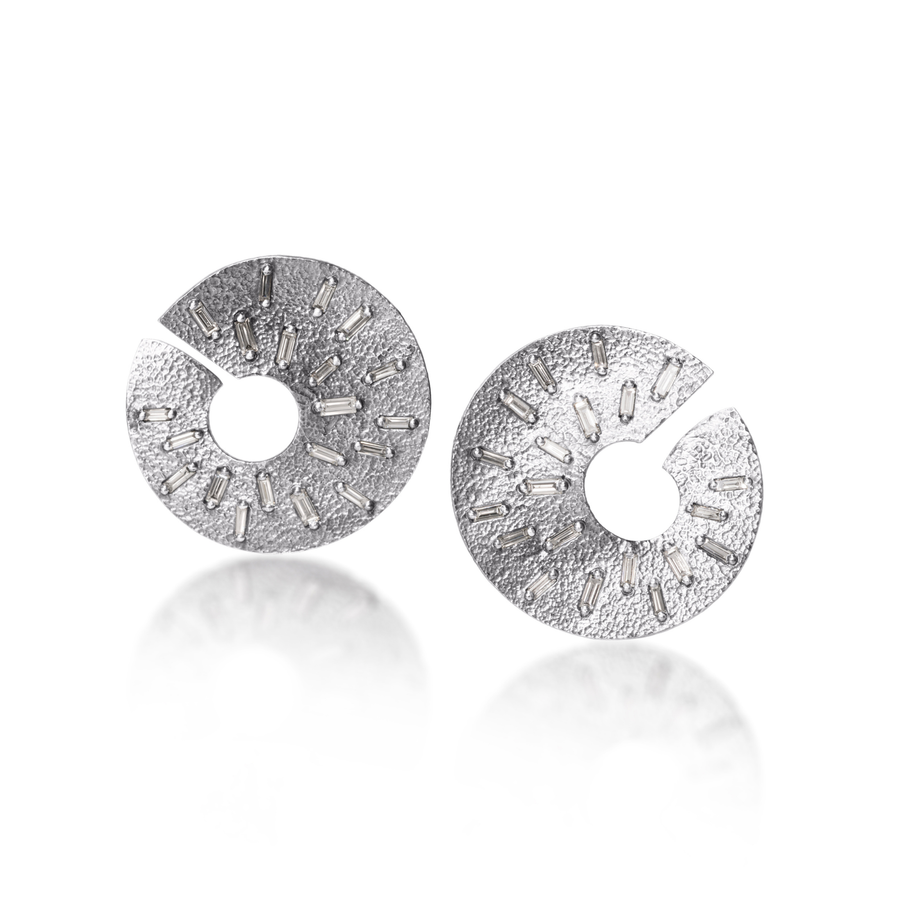 Palladium Radiant Earring - OXS