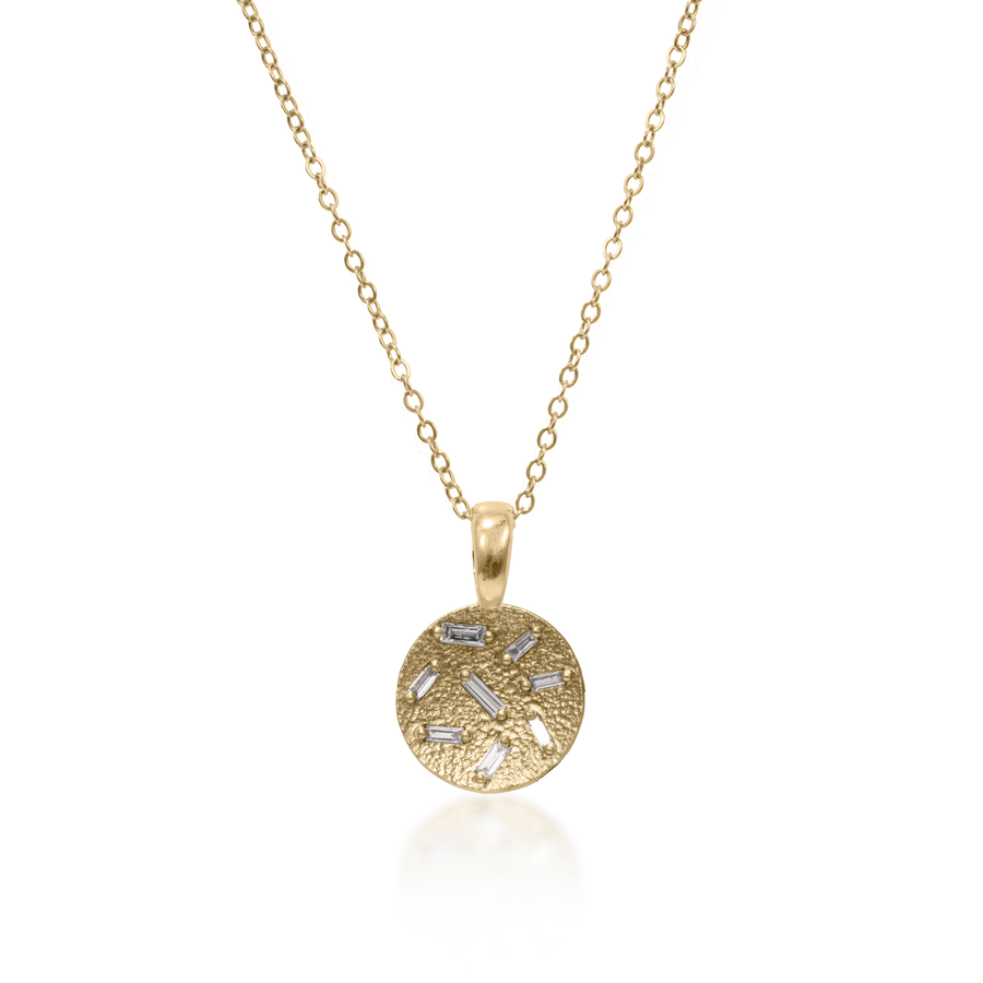 Ice Sm Round Pendant - 18KG