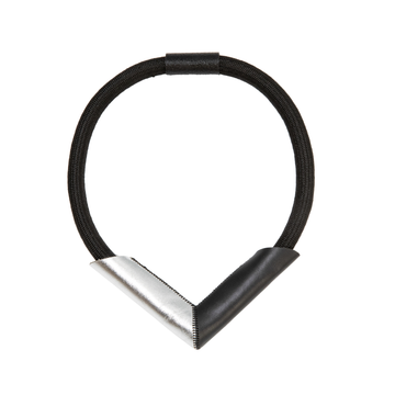 Tube V Necklace- Silver