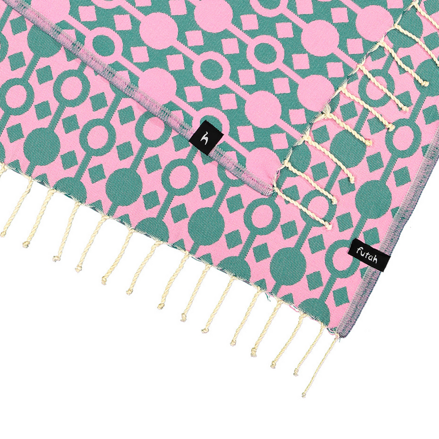 Amazonica Pink Beach Towel