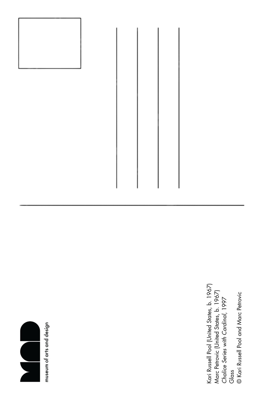 Jonathan Adler Postcard - Glass