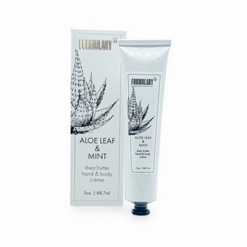 Aloe Leaf & Mint - On-the-Go Shea Butter Hand and Body Creme Tube