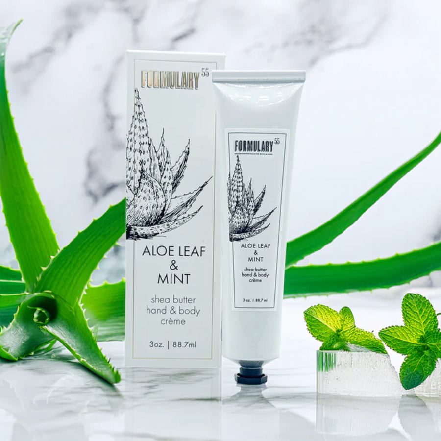 Aloe Leaf & Mint - On-the-Go Shea Butter Hand and Body Creme Tube