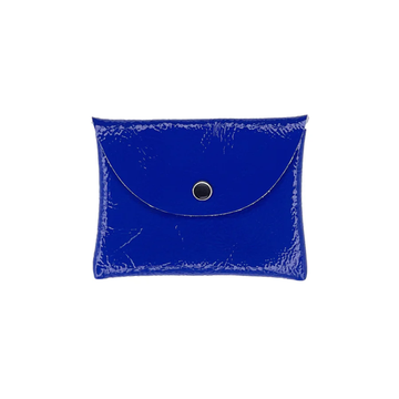 Candy Patent Lili Pouch - Cerulean