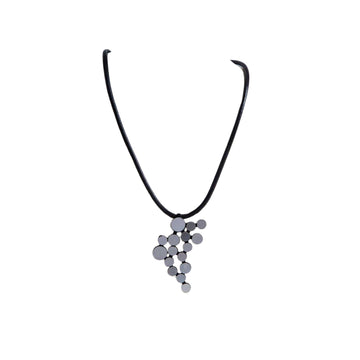 Abstraction Pendant Necklace - Silver