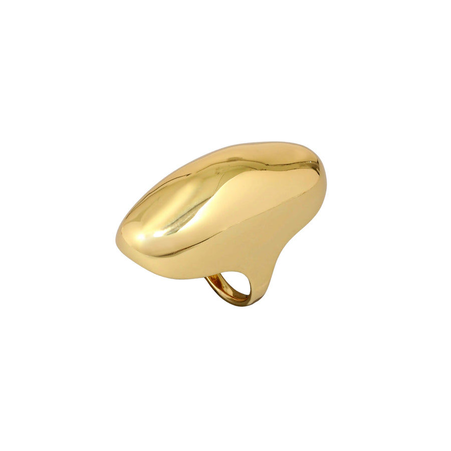 MOLTEN GOLD KNUCKLE RING - Size 7