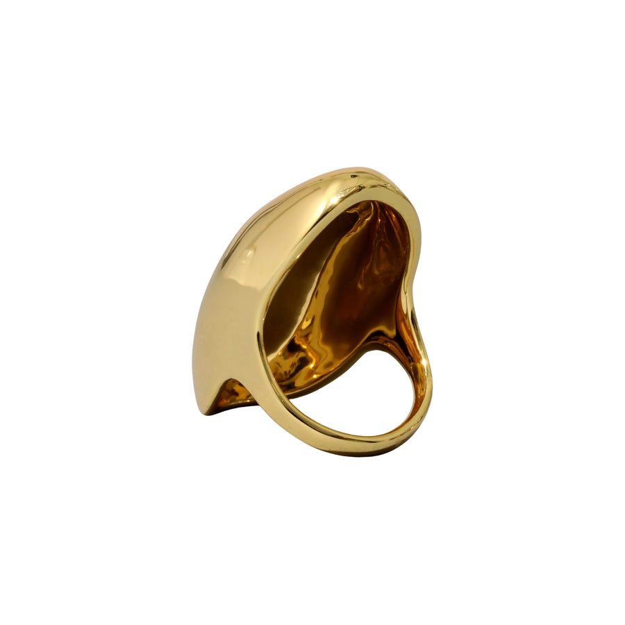 MOLTEN GOLD KNUCKLE RING - Size 8