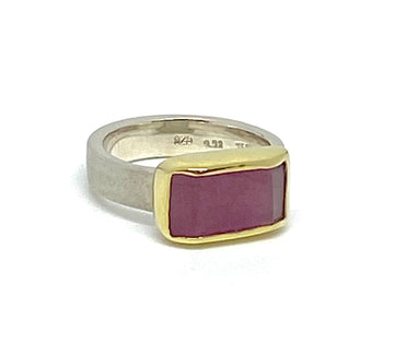 Red Tourmaline Ring