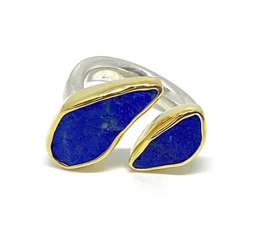 Double Lapis Ring