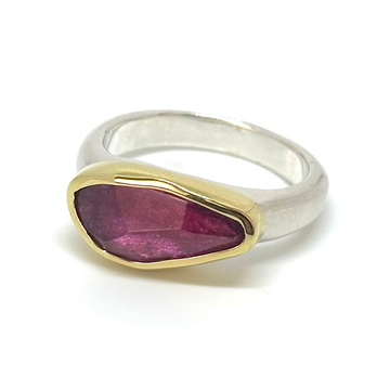 Red Tourmaline Ring- Size 7