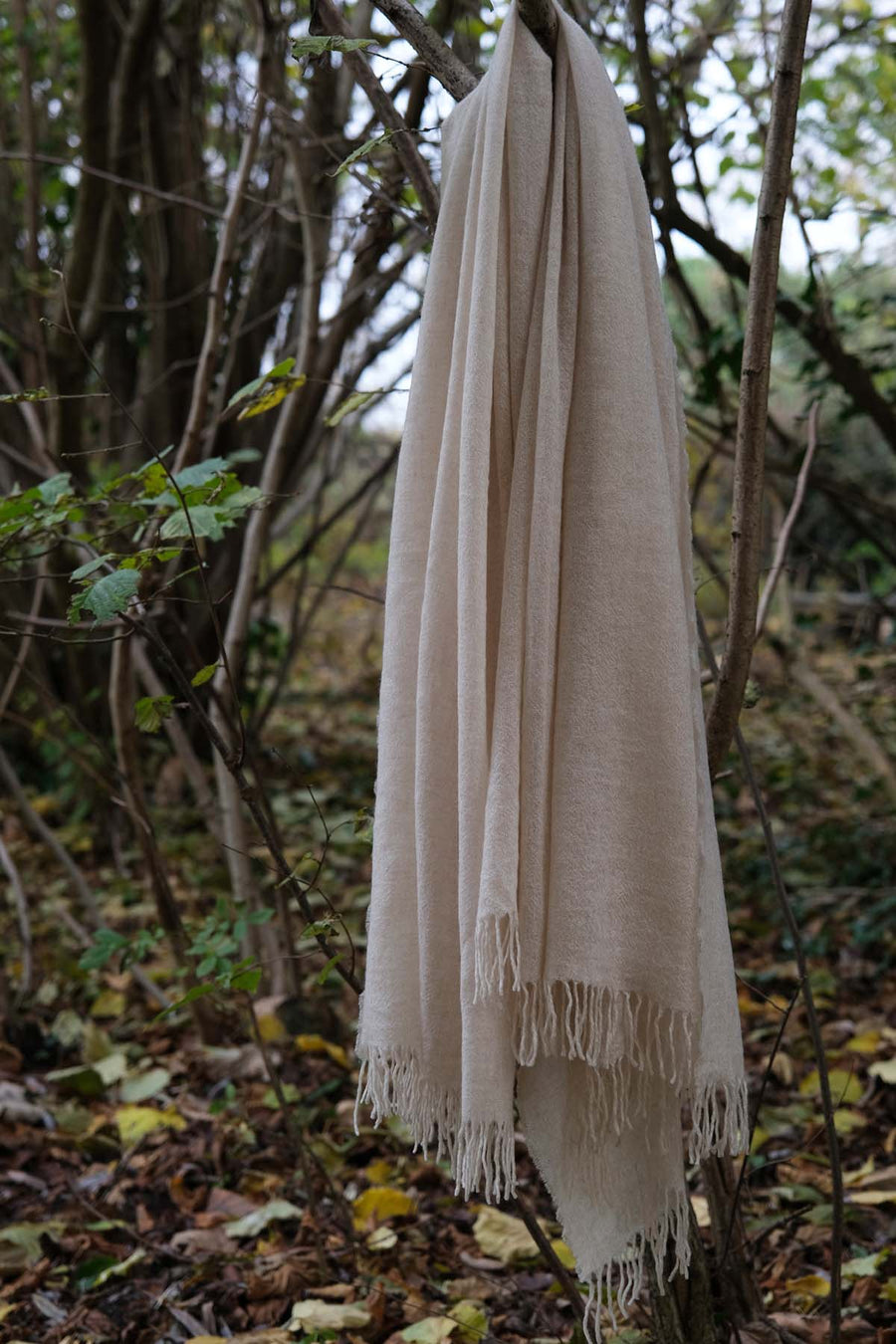 Airy Cashmere Wrap - Light Beige