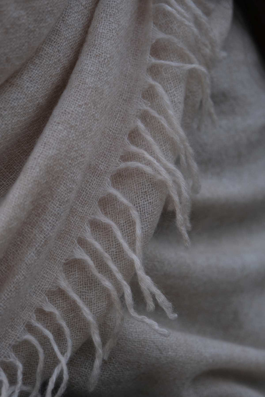 Airy Cashmere Wrap - Light Beige