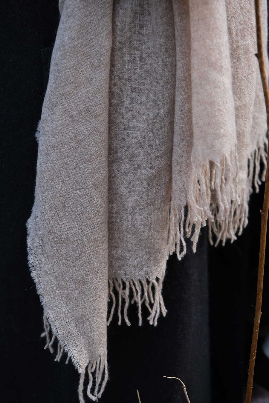 Airy Cashmere Wrap - Light Beige