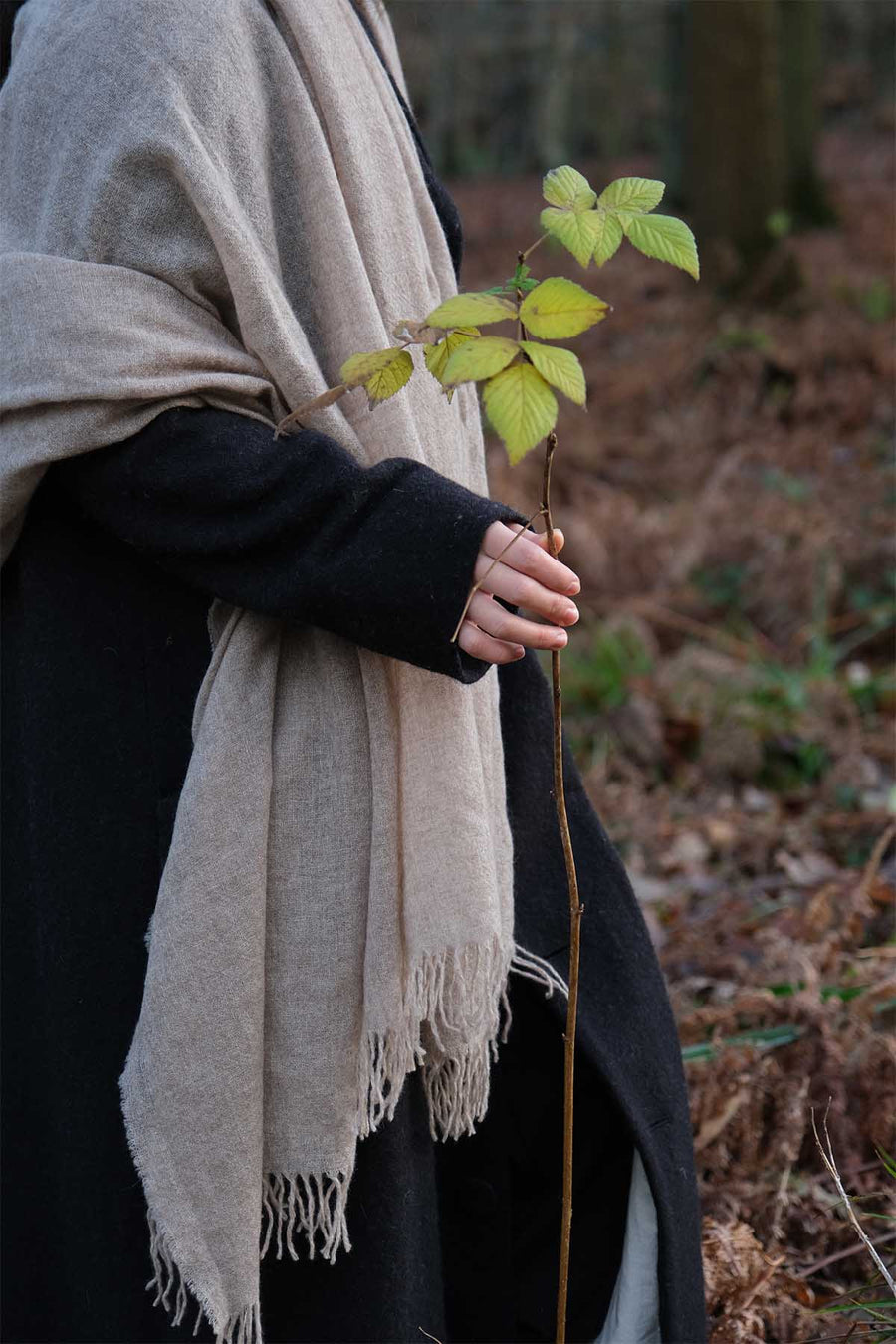 Airy Cashmere Wrap - Light Beige