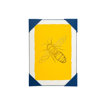 Gold Bee Greeting Cards - 5pk