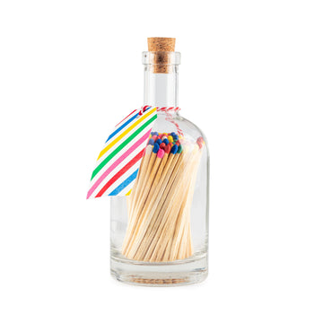 Multi Coloured  Large Matches in Bottle