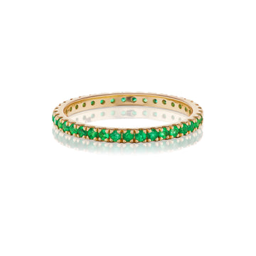 Aria Ring with Emeralds