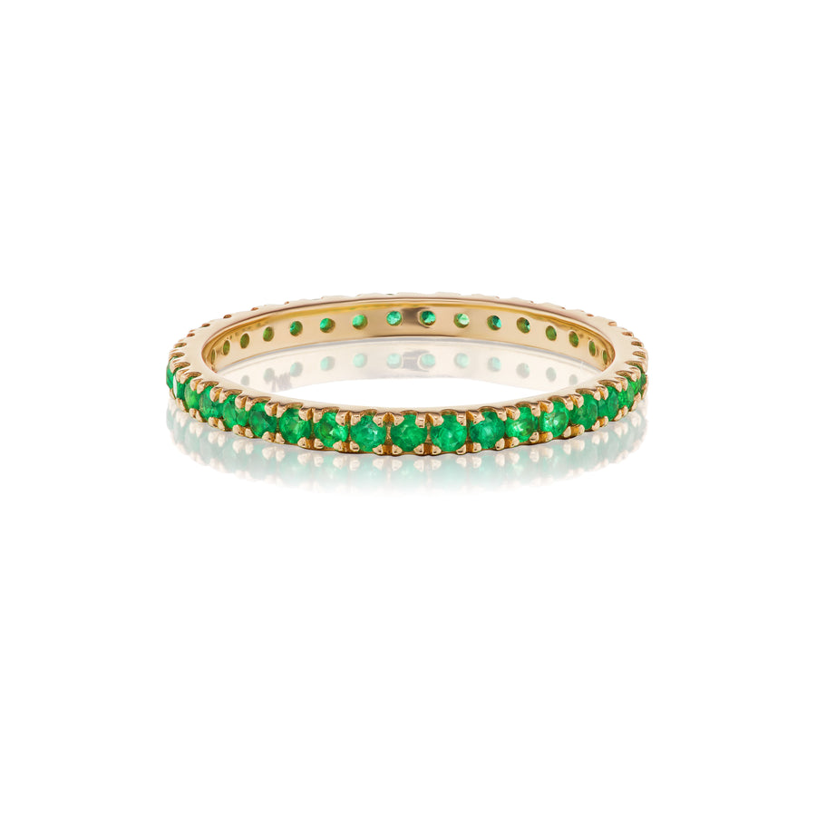 Aria Ring with Emeralds